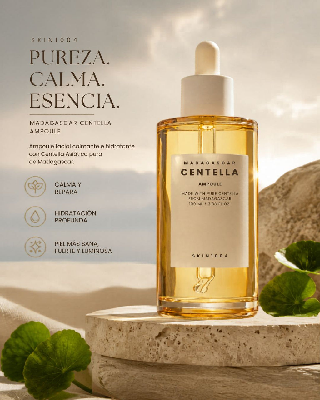 SKIN 1004 - Ampolla Madagascar Centella Asiatica 100 Ampoule