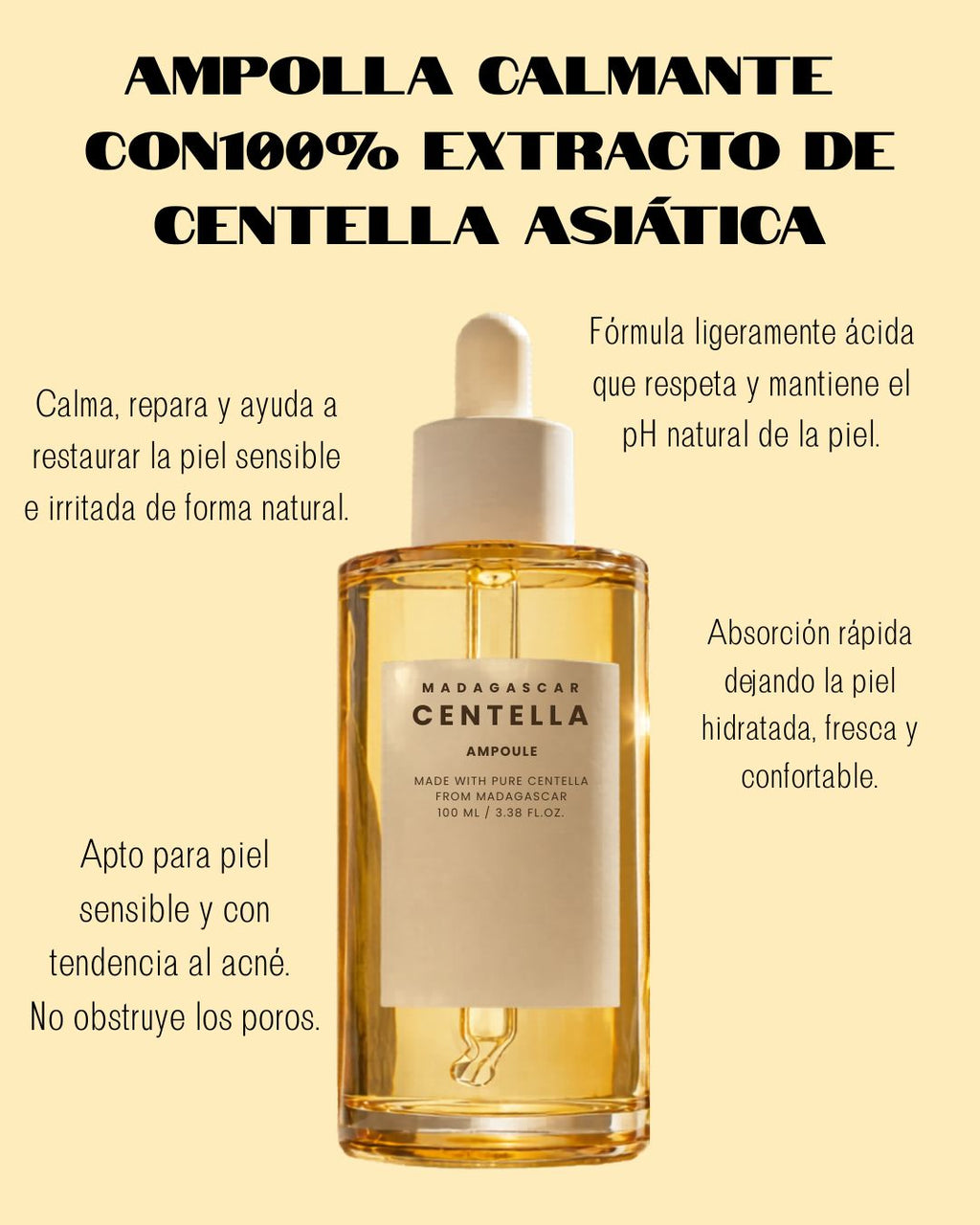 SKIN 1004 - Ampolla Madagascar Centella Asiatica 100 Ampoule