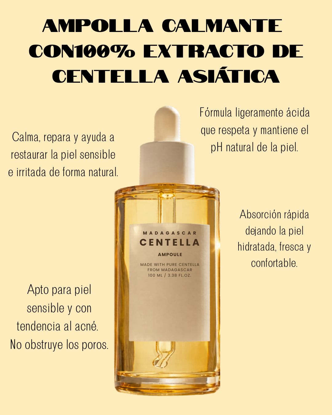 SKIN 1004 - Ampolla Madagascar Centella Asiatica 100 Ampoule