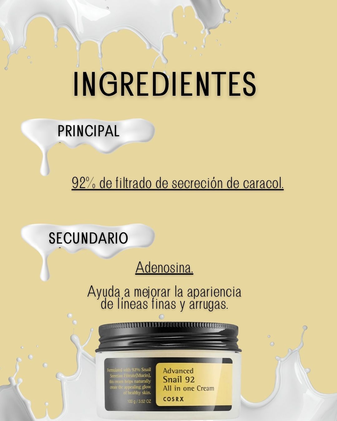 Crema Hidratante Advanced Snail 92 All In One Cream