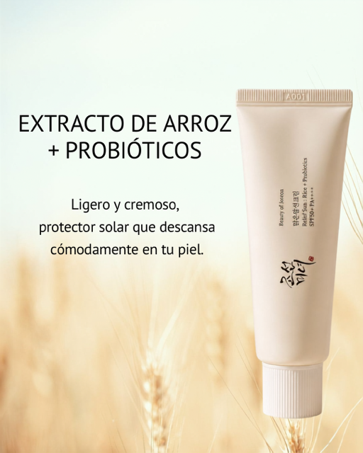 Protector Solar Relief Sun: Rice + Probiotics